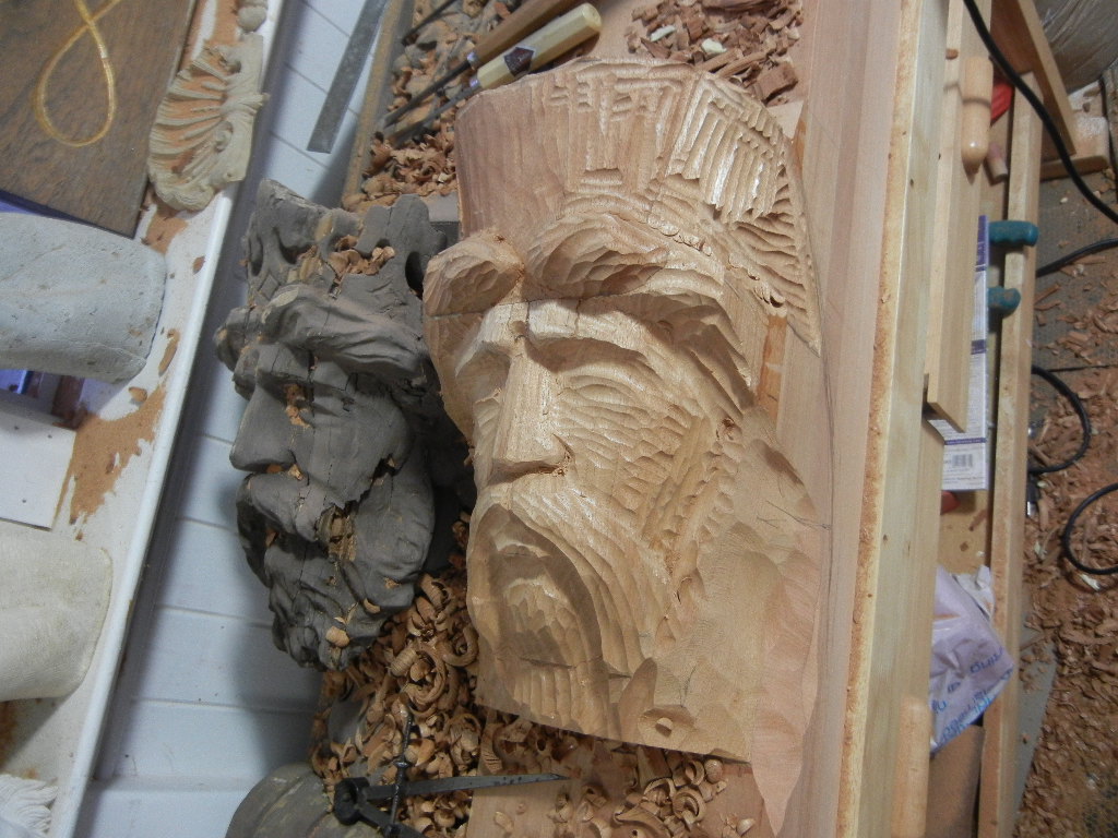 Wood Carving Faces Technique
