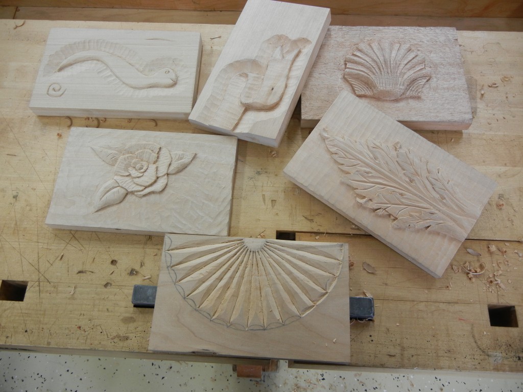 A collage of relief carvings.