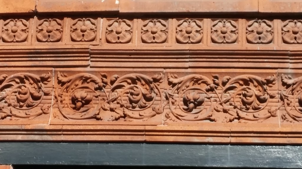 Acanthus Leaf on the facade of a masonic building - probably casting in sandstone.