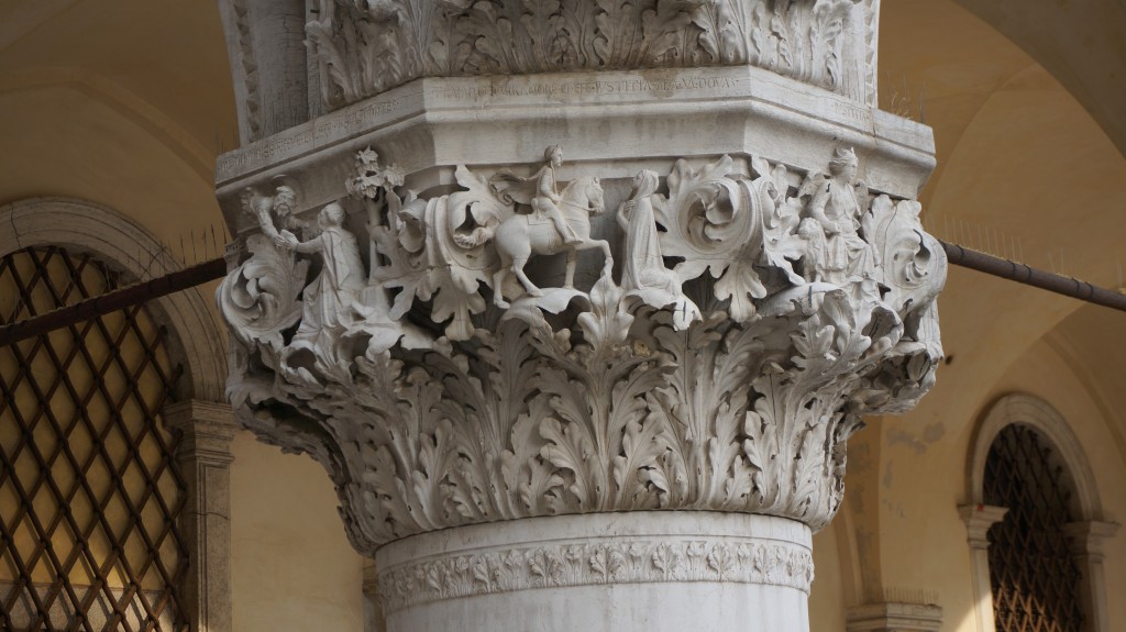 Capital on St. Mark's Cathedral, Venice, Italy