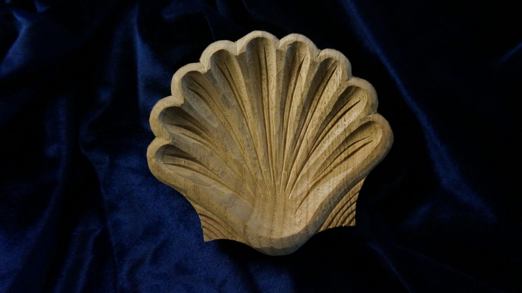 Carving a Concave Scallop Shell
