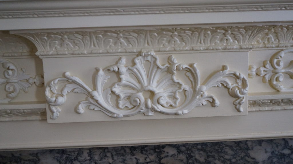 Humphrey Sommers House center panel in undermantel