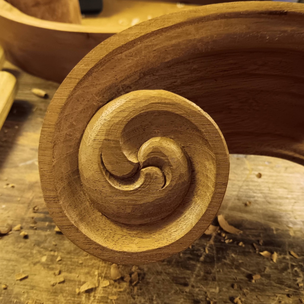 Livestream #33 - Carving a Chapin Scroll Rosette