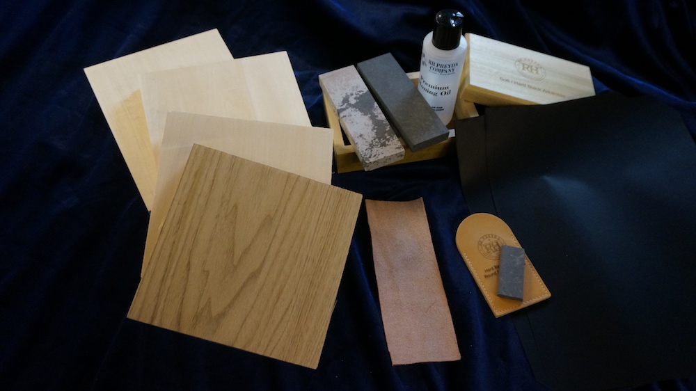 4 pieces of carving wood used for the Free beginner lessons – Mary