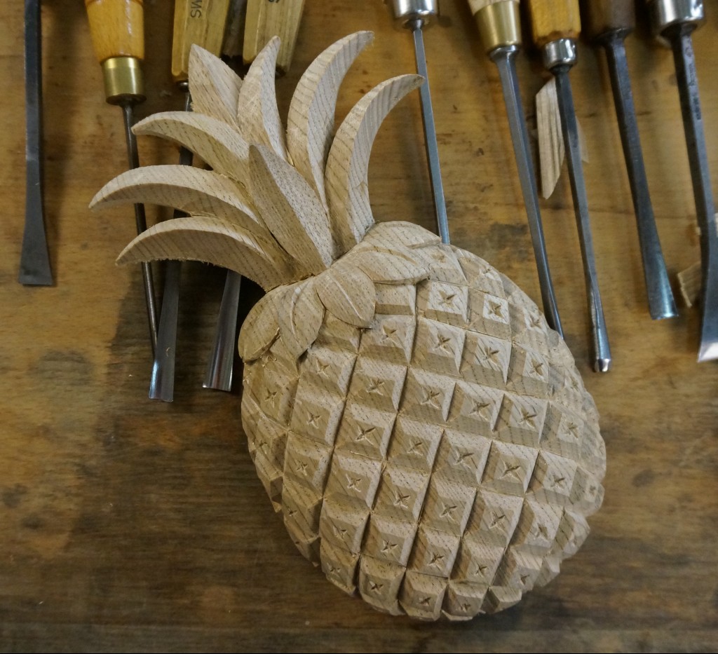 Carving a Pineapple