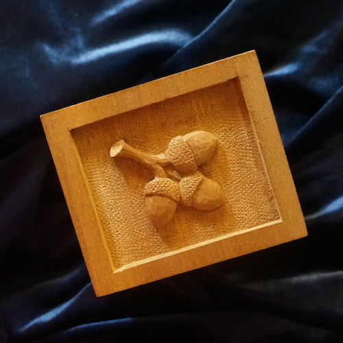 Carving Acorns
