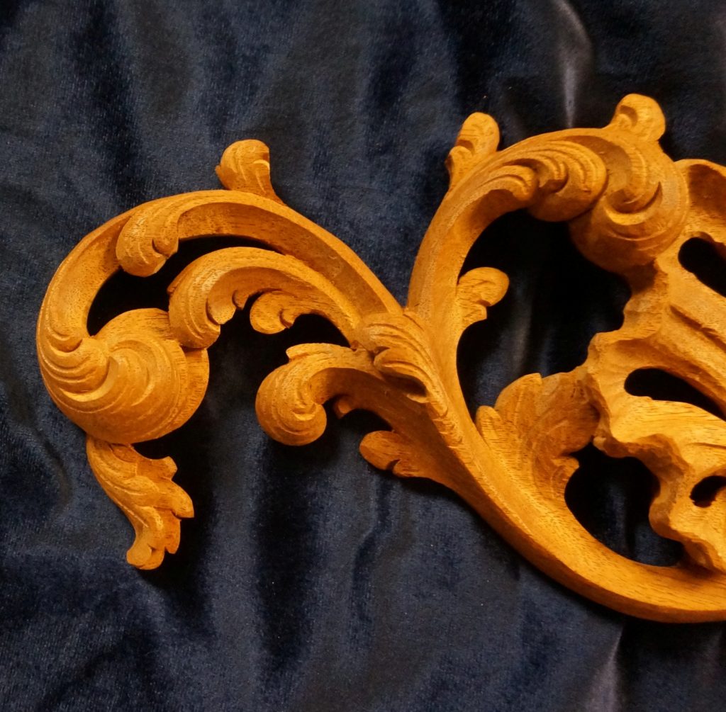Carving an American Rococo Acanthus