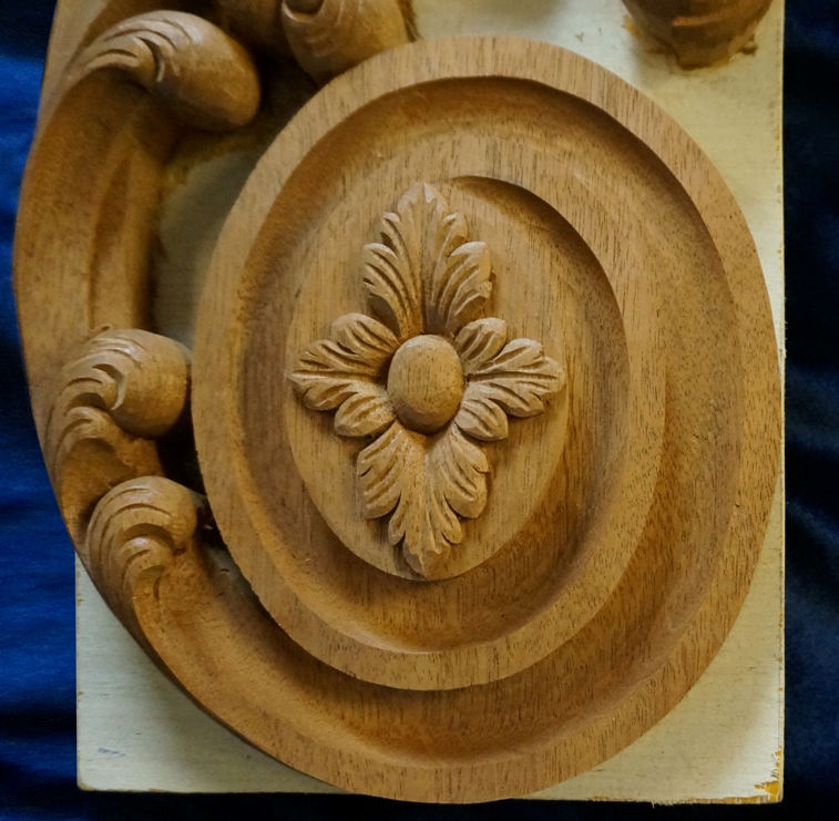 Carving a Scroll & Rosette