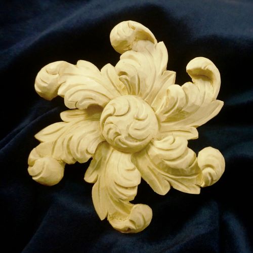 Carving a Rococo Rosette