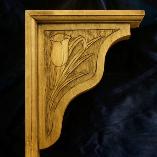 Carving a Tulip Bracket
