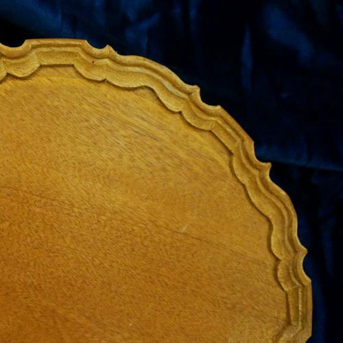 Carving a Pie Crust Table Top