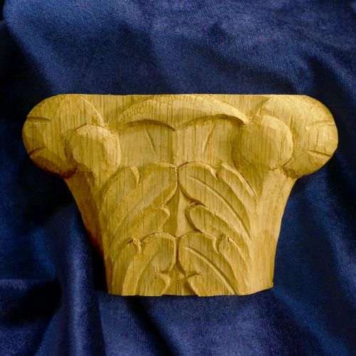 Carving a One-Sided Romanesque Capital
