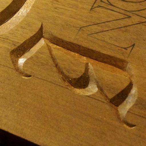 Carving Decorative Incised Lettering