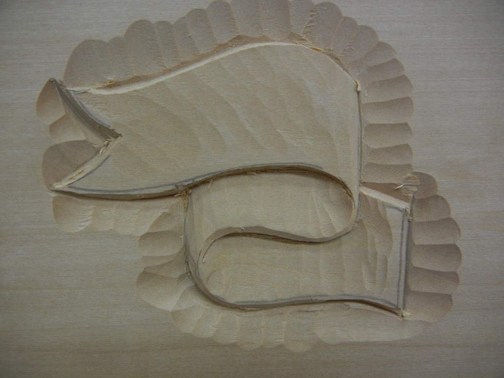 Linenfold Carving - Ribbon Style