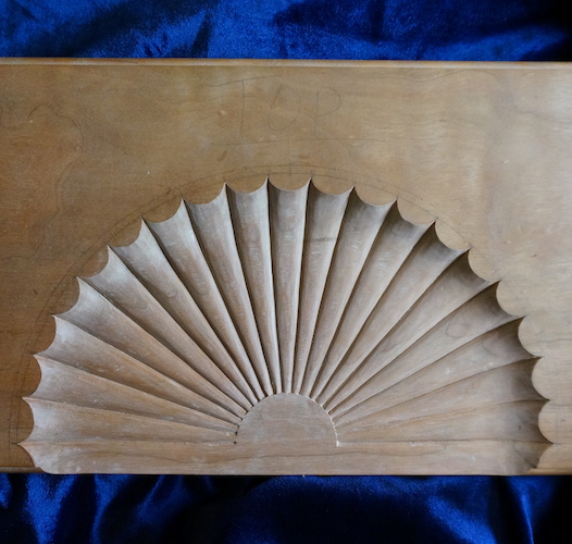 Carving a Queen Anne Fan