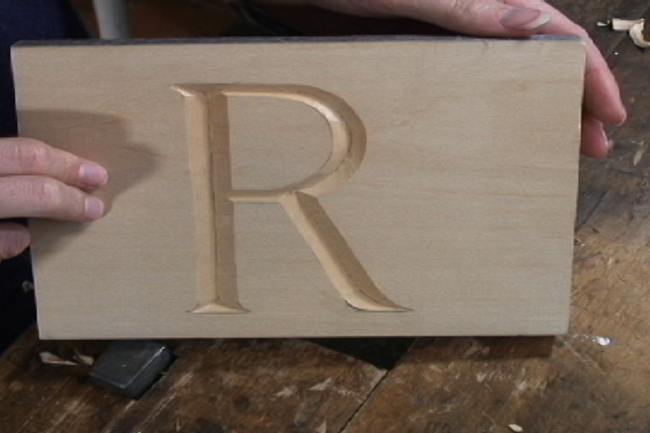Carving Traditional Serif Lettering in Capitals
