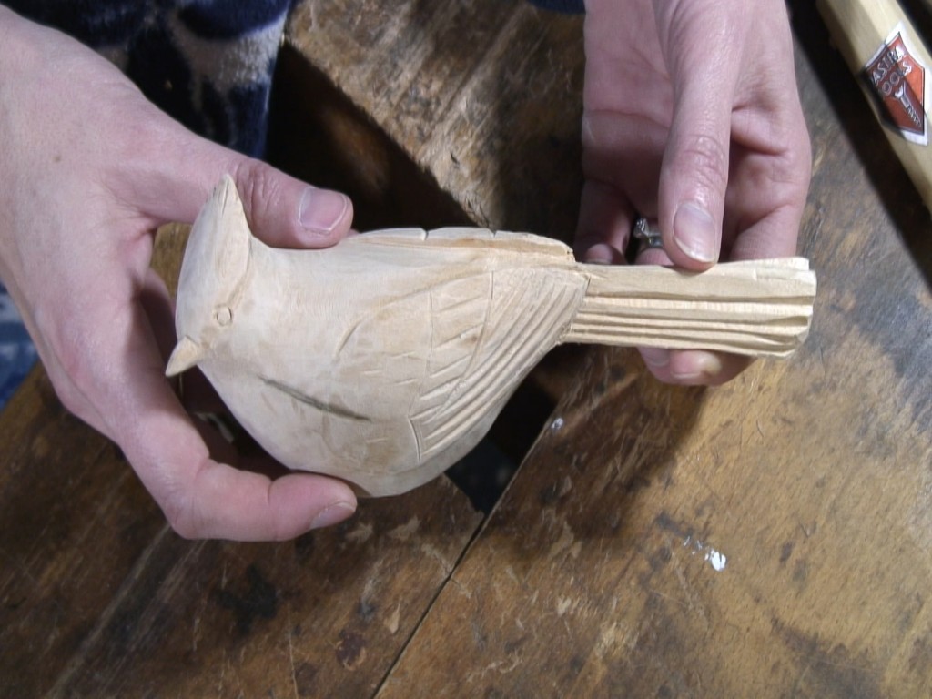 Carving a Cardinal "In the Round"