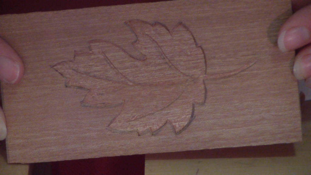Carving a Maple Leaf