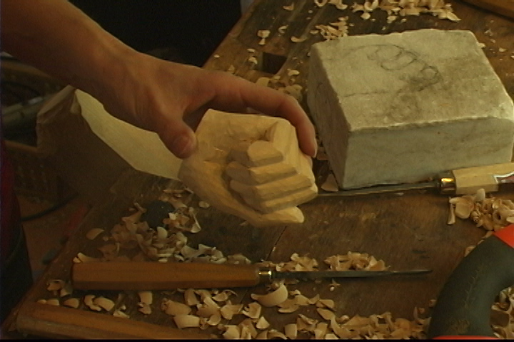 Carving a 3-D Hand